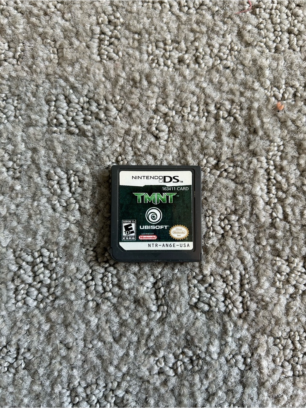 Nintendo DS TMNT Game Cartridge - Black & Green